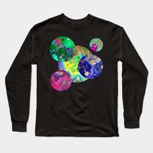 Psychedelic dreamscape Long Sleeve T-Shirt